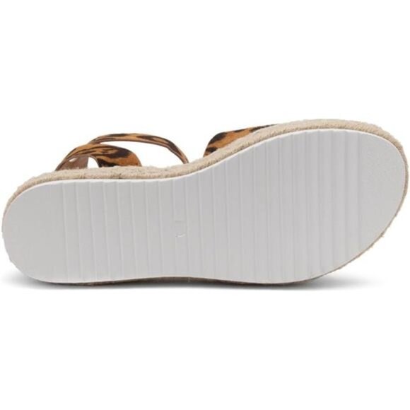 Womens Legossa Platform Sandals - Open Toe Ankle Strap Espadrilles - Picture 5 of 6